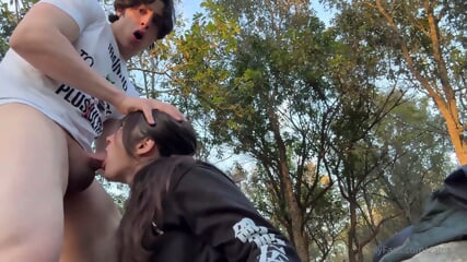 Lesbian Couple Outdoor Woods Fucking