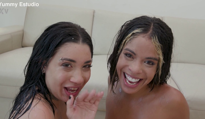 Eva Perez & Natasha Rios Lesbian Anal Play