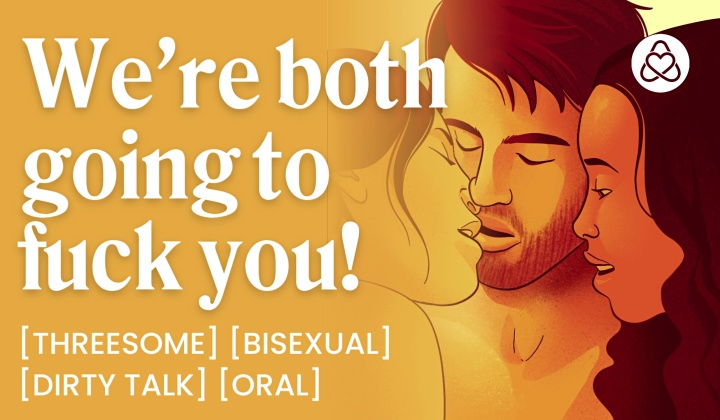 FFM Threesome: Women Share Bisexual Man