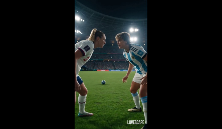 Blonde Lesbians England vs Argentina in Intense Clash