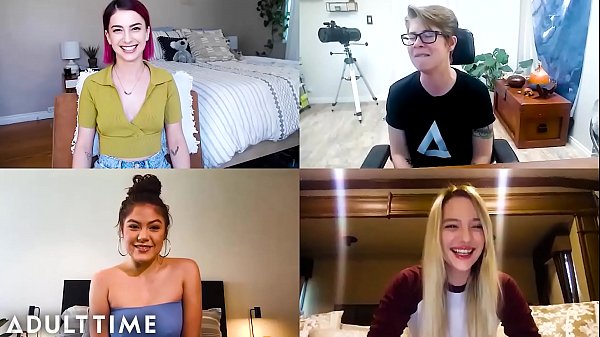 Teenage Lesbians Reunite for Mutual Masturbation