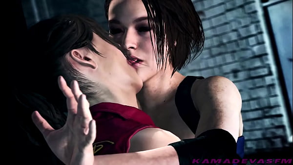 Claire & Jill Lesbian Kissing Scene