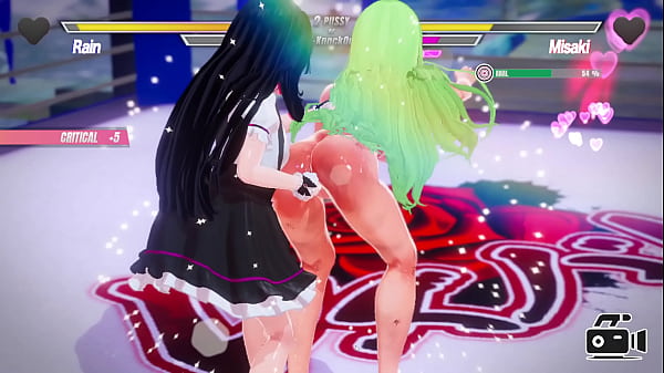 Lesbian Wrestling Match Turns Into Passionate Kiss