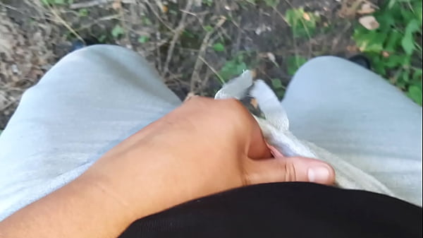Lesbian Girlfriends Masturbate Outdoors