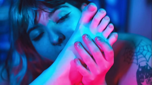 Lesbians With Small Feet Kiss And Touch