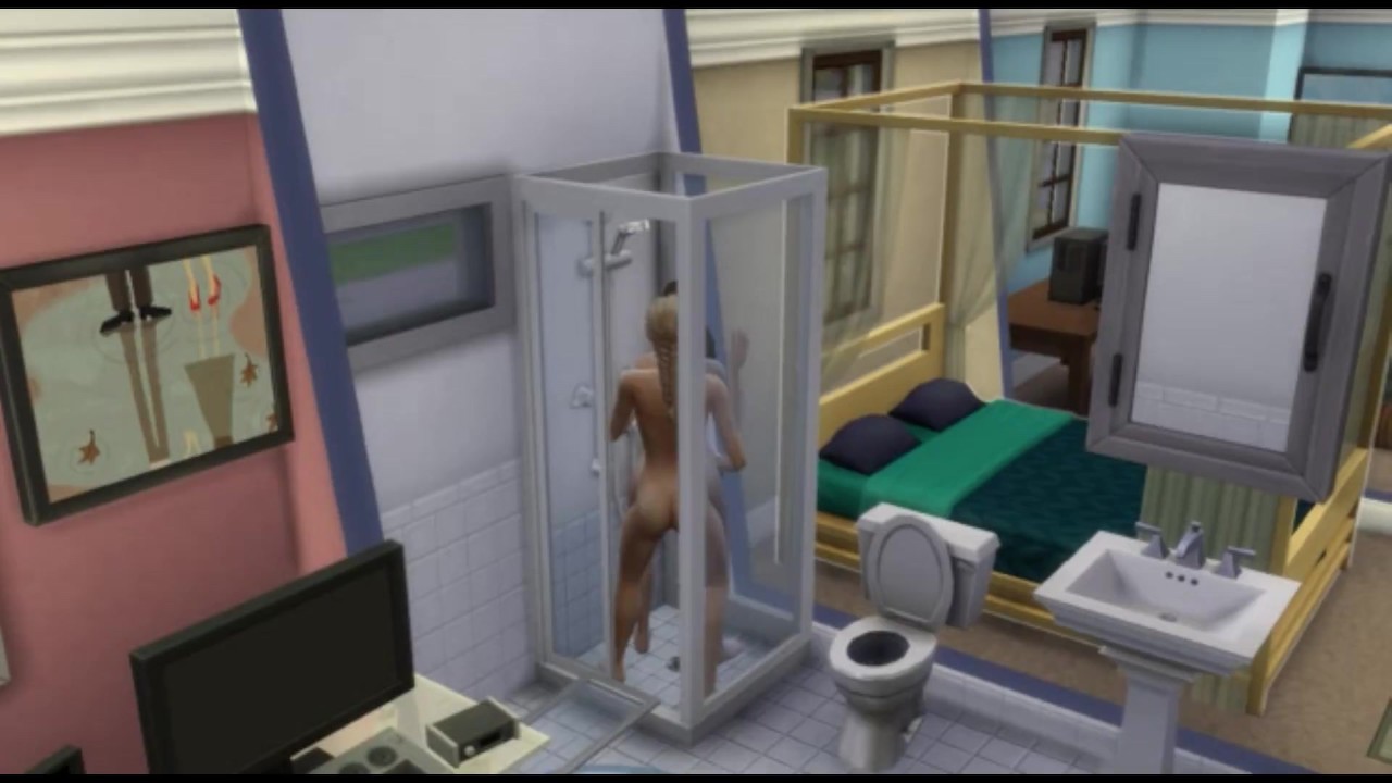 Lesbians Cheat In Shower While Husband Away